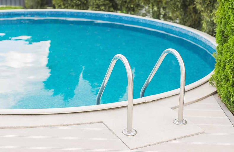 Above Ground Pool with Deck