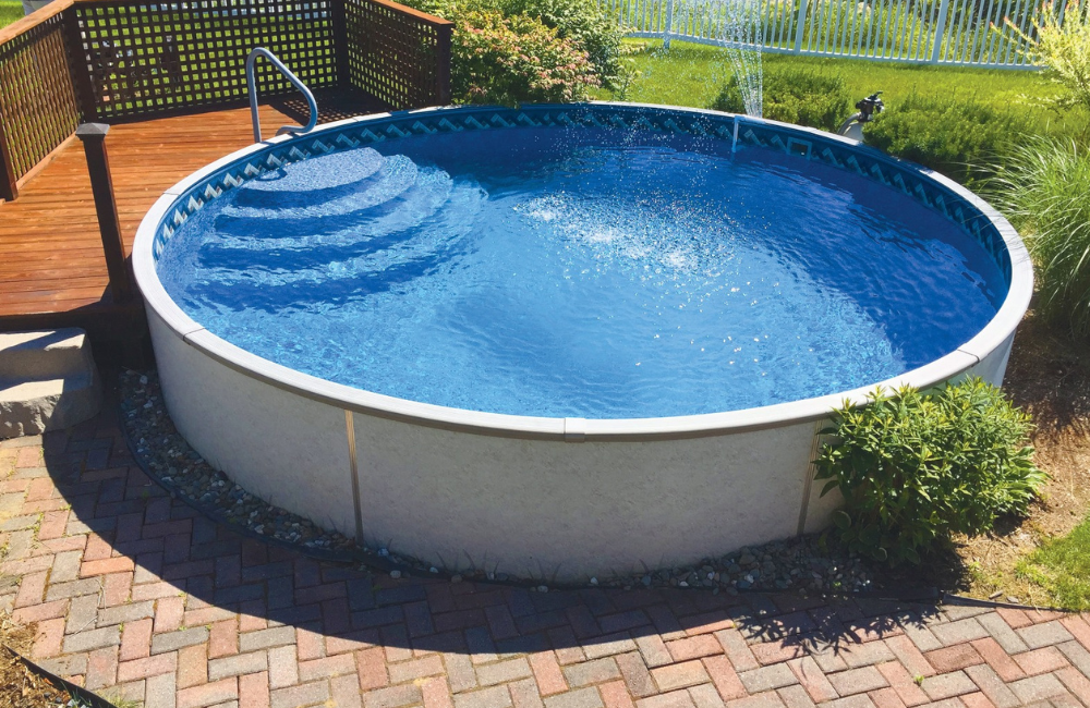 Radiant Semi Inground Pool