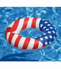 Americana pool ring float