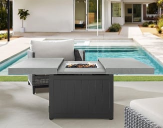 Functional Fire Pit by Plank and Hide