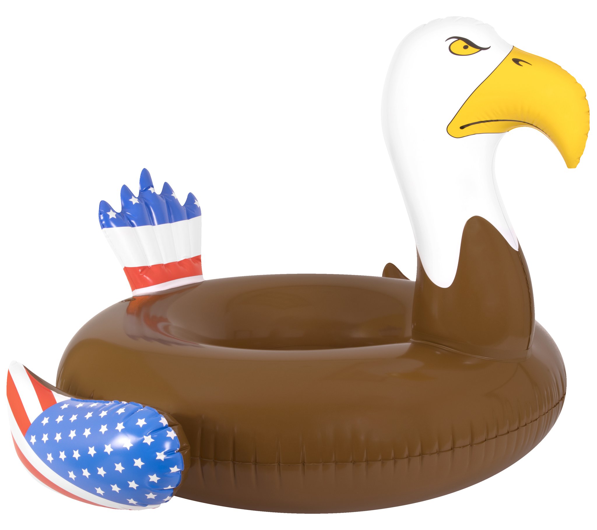 Americana DOUBLE RING FLOAT Patriotic Inflatable Swim POOL Lounge Fourth 90413 