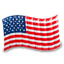 American flag pool float