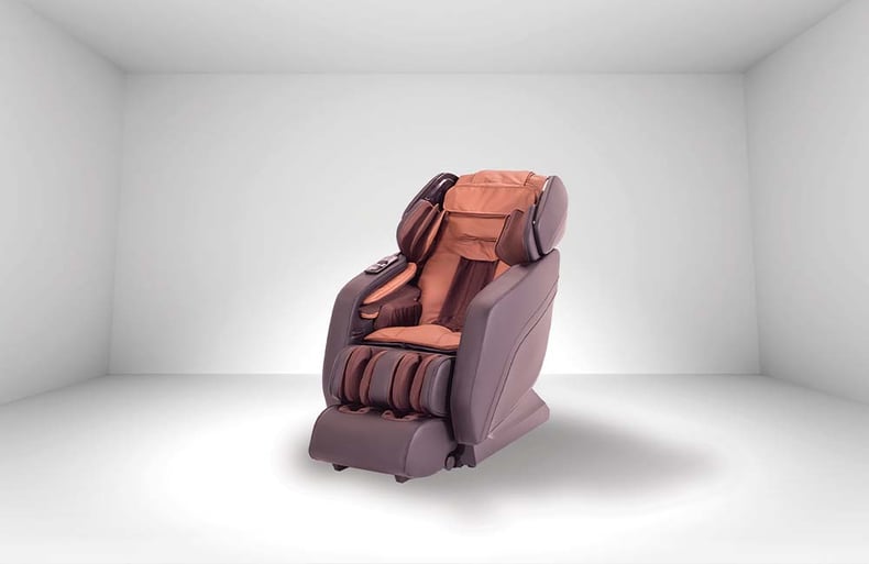 Brown Leather Massage Chair