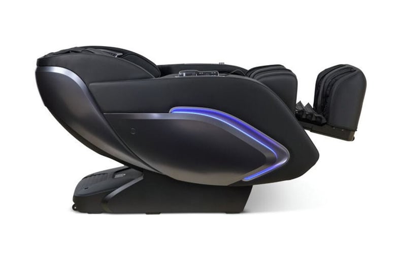 Massage Chair Black Raised