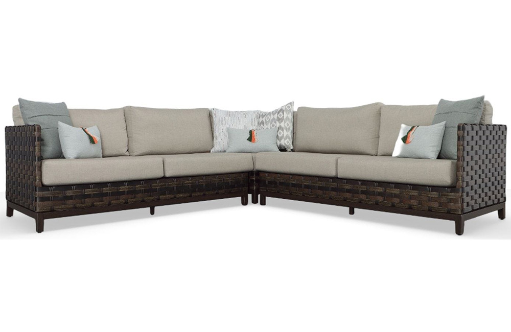 Nevis Outdoor Sectional - Plank & Hide