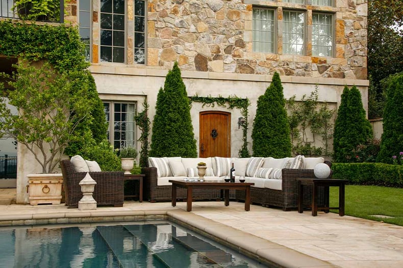 Outdoor Patio Furniture Wicker Sectional]