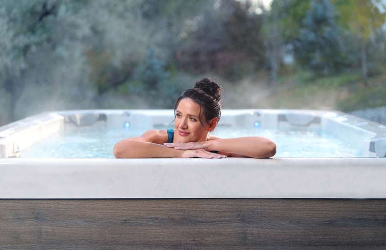 Relaxing In Hot Tub