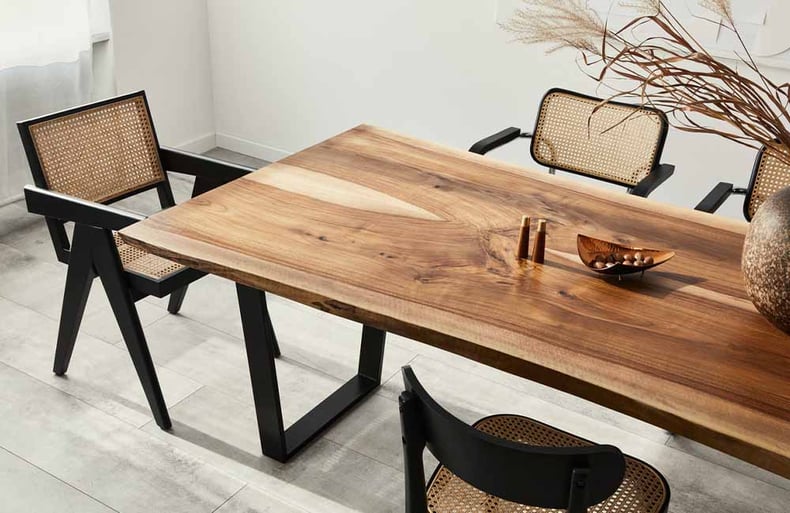 Rustic Rectangular Dining Table-1