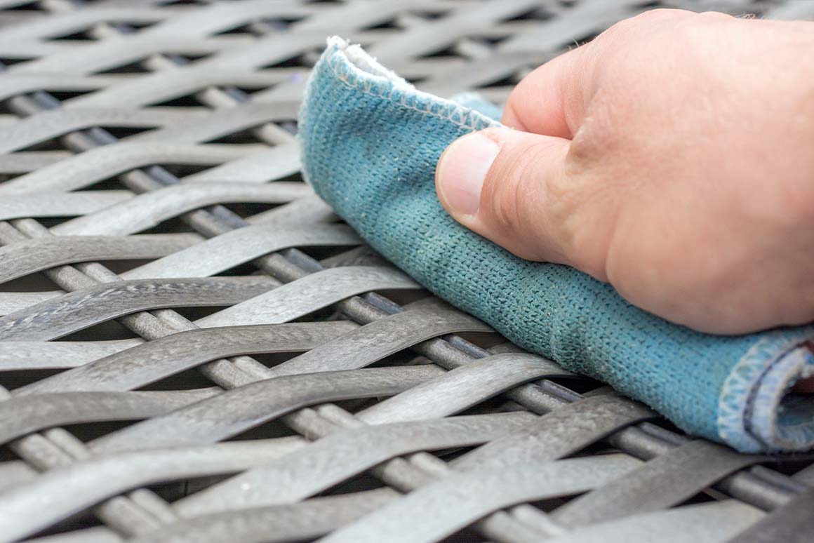 Wiping Down Resin Wicker Outdoor Furniture