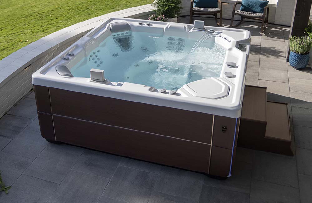 Fully filled Hot Tub