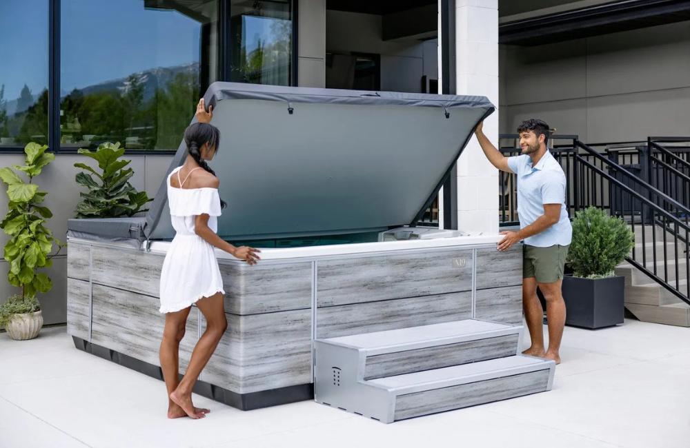 Lifting Hot Tub Cover