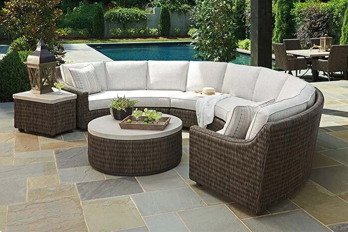 Resin Wicker Outdoor Patio Furniture Sectional